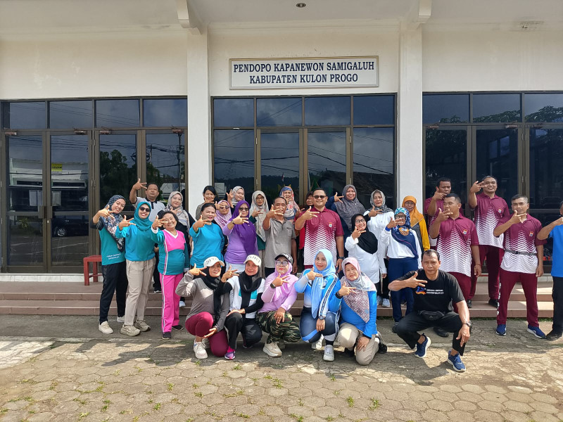 kegiatan senam pagi