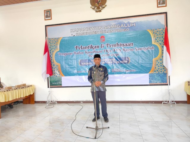 Pelantikan dan Pembinaan Badan Koordinasi TKA/TPA Rayon Samigaluh Periode 2026-2030